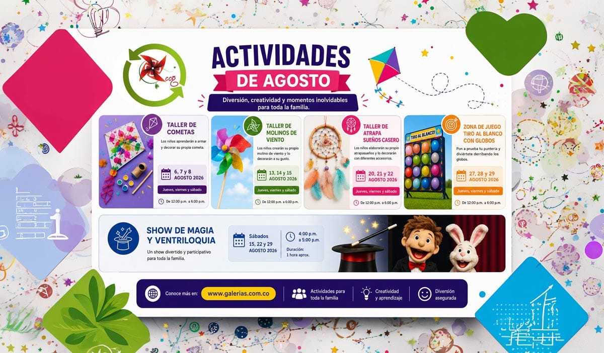 Galerias en agosto